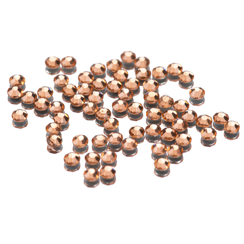 Cyrkonie do paznokci szklane SS5 Light Peach ok.50 szt.