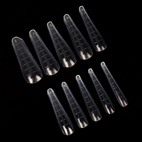 Górne formy dual do budowy paznokci z podziałką Molly Nails migdał rosyjski YQ-1 120 szt