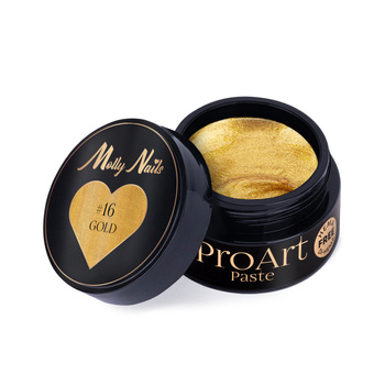 Pasta do zdobień ProArt Paste Molly Nails Gold HEMA/Di-HEMA Free 5g Nr 16
