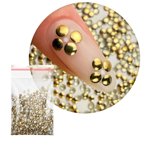 ShinePins gładkie ćwieki błyskotki ozdoby do paznokci large NTN Premium Nr 3 5g