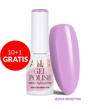 10+1gratis Lakier hybrydowy LED/UV Gel Polish Purples P1 Dreamy AlleLac HEMA/Di-HEMA Free 6g