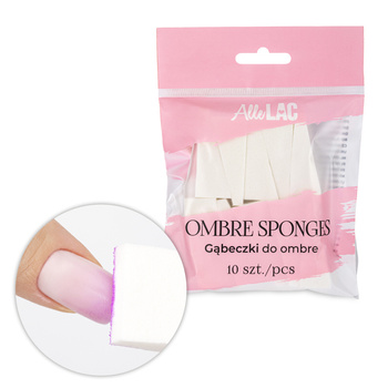 Gąbka gąbeczka do ombre i makijażu AlleLac 10 szt