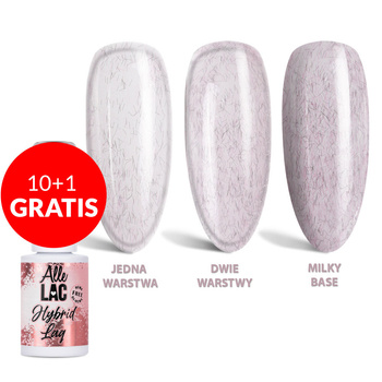 10+1gratis Lakier hybrydowy LED/UV Gel Polish Pinks PI28 Mauve Wool AlleLac HEMA/Di-HEMA Free 6g