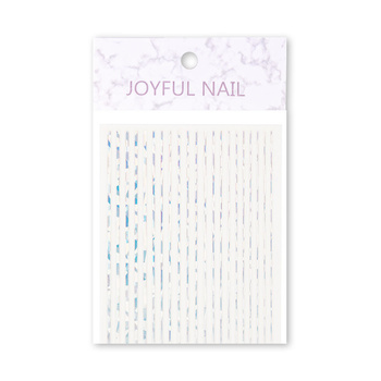 Naklejka do paznokci 3D linie holo