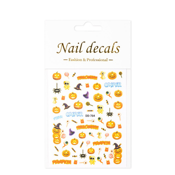 Naklejki do paznokci cienkie samoprzylepne halloween DD-764
