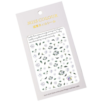 Naklejki do paznokci cienkie samoprzylepne kwiaty R005