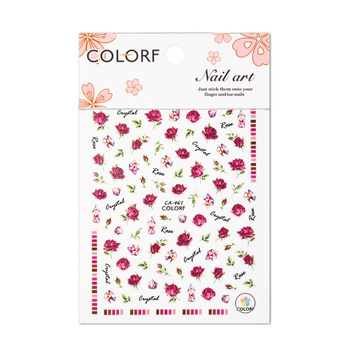 Naklejki do paznokci samoprzylepne kwiaty róże CA-461