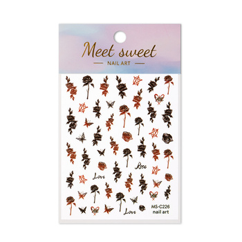 Naklejki do paznokci cienkie samoprzylepne halloween MS-C226