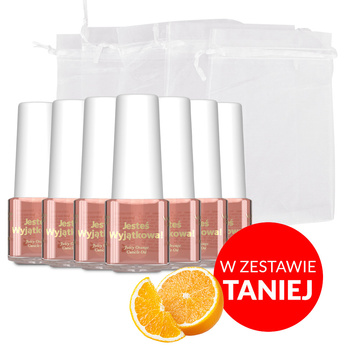100sztuk Oliwka okazjonalna do skórek i paznokci o zapachu Juicy Orange z woreczkiem 5 ml