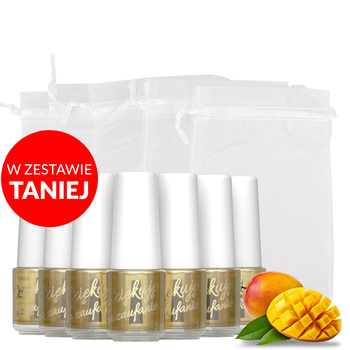 100sztuk Oliwka okazjonalna do skórek i paznokci o zapachu mango z woreczkiem 5 ml