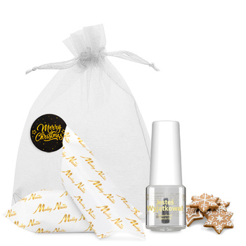 Oliwka okazjonalna do skórek i paznokci o zapachu Gingerbread z krówkami w ozdobnym woreczku 5ml
