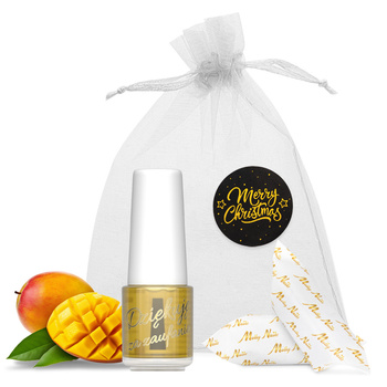 Oliwka okazjonalna do skórek i paznokci o zapachu mango z krówkami w ozdobnym woreczku 5ml