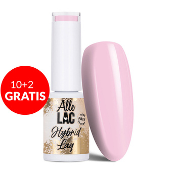 10+2gratis Lakier hybrydowy AlleLac Creamy French HEMA/Di-HEMA Free 5g Nr 187