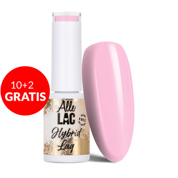 10+2gratis Lakier hybrydowy AlleLac Creamy French HEMA/Di-HEMA Free 5g Nr 185