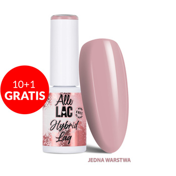 10+1gratis Lakier hybrydowy LED/UV Gel Polish Nudes N8 Rose Clay AlleLac HEMA/Di-HEMA Free 6g