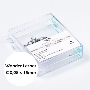 Wachlarzyki 8w1 Wonder Lashes metoda objętościowa C 0,08 15 mm