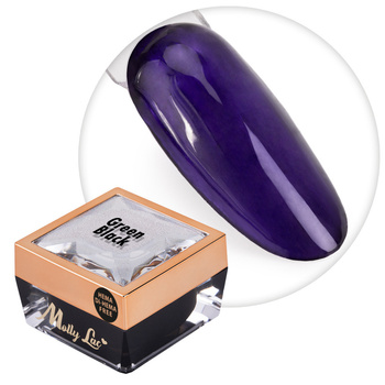 Żel do zdobień Ombre Gel paint gel ombre ornamenty MollyLac Green Black HEMA/Di-HEMA Free Nr 22 5g