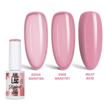 Lakier hybrydowy LED/UV Gel Polish Pinks Mocha Rose AlleLac HEMA/Di-HEMA Free 6g