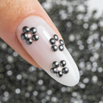 ShinePins gładkie ćwieki błyskotki ozdoby do paznokci mini NTN Premium Nr 19 5g