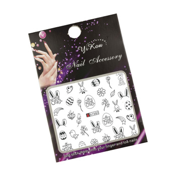 Naklejki wodne do paznokci wielkanocne A-1582