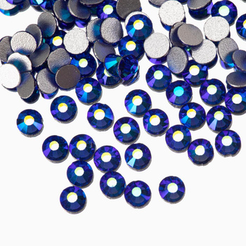 Cyrkonie do paznokci szklane SS10 Sapphire AB ok.50 szt.