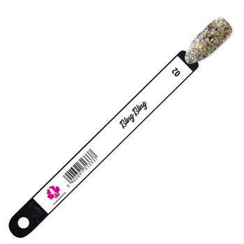 Wzornik patyczek Allepaznokcie Bling Bling Nr 2