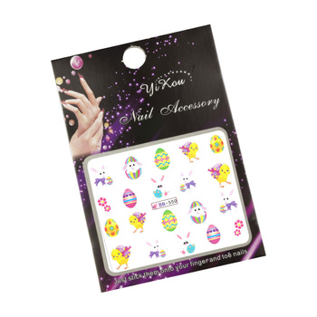 Naklejki wodne do paznokci wielkanocne BN-550