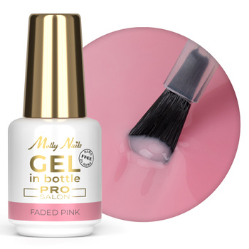 Żel budujący w butelce z pędzelkiem Gel in Bottle Molly Nails Pro Salon Faded Pink HEMA/Di-HEMA Free 15g