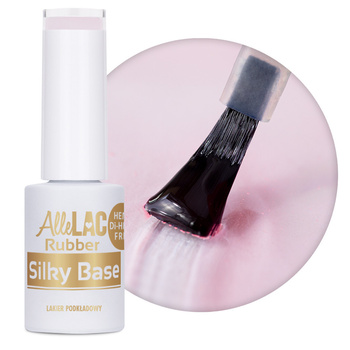 Rubber Silky Base AlleLac Ballerine Nr 1 baza twarda kauczukowa HEMA/Di-HEMA Free 5g
