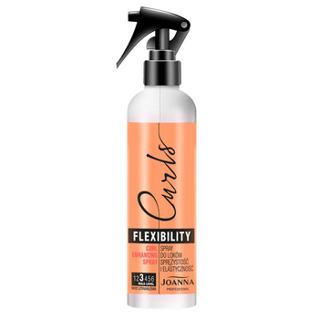 Spray do loków mocny sprężystość i elastyczność Joanna Curls Flexibility 300 ml