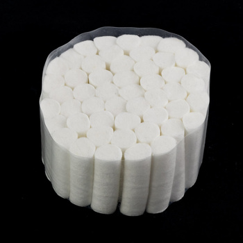 Separatory wałeczki bawełniane do pedicure MollyLac (dł. 38 mm śr. 10mm) 20 paczek po 50 szt 1000 szt