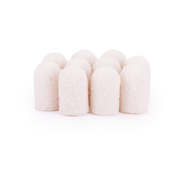 Kapturki do pedicure 7 mm gradacja 80 10 szt ABS Podo AlleMed Biały White