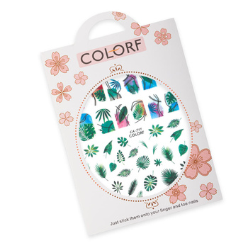 Naklejki do paznokci cienkie samoprzylepne liście CA-711