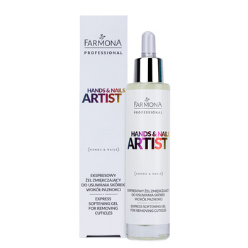 Ekspresowy żel zmiękczający do usuwania skórek wokół paznokci Farmona Hands&Nails Artist 50ml
