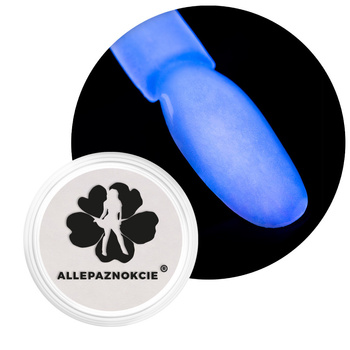 Pigment neonowy do paznokci w proszku słoiczek neon uv pigment 0,6 g Nr 01