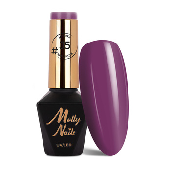 Lakier hybrydowy Molly Nails Juicy by Monika Mielniczuk HEMA/Di-HEMA free 8g Nr J5