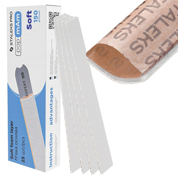 Wymienne pilniki na bazie miękkiej PapmAm Staleks Expert 20 150 grit 25 szt