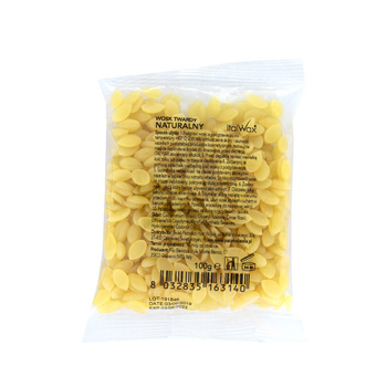 Wosk twardy w dropsach niskotemperaturowy do depilacji bezpaskowej ItalWax Naturalny Film Wax 100 g