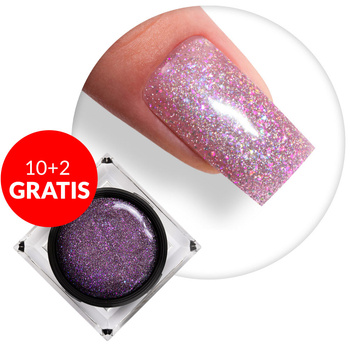 10+2gratis Żel do paznokci Shine on you Fairy Shine MollyLac HEMA/Di-HEMA Free 15g