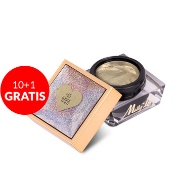 10+1gratis Pasta do zdobień Nail Art ProArt Paste MollyLac White Gold HEMA/Di-HEMA Free 5g