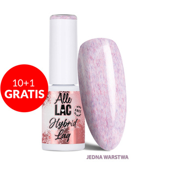 10+1gratis Lakier hybrydowy LED/UV Gel Polish Purples Cozy Lilac AlleLac HEMA/Di-HEMA Free 6g