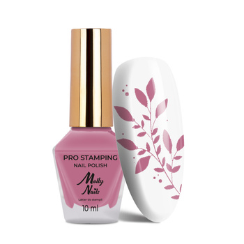Lakier do stempli i stampingu Molly Nails PRO Stamping Pink Nr 17 10ml