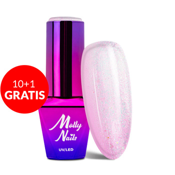 10+1gratis Lakier hybrydowy Molly Nails Mermaid Whispers Possess 10g Nr 595