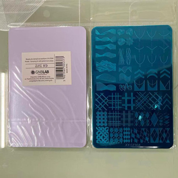 Blaszka ze wzorkami do stempli XY-CF004