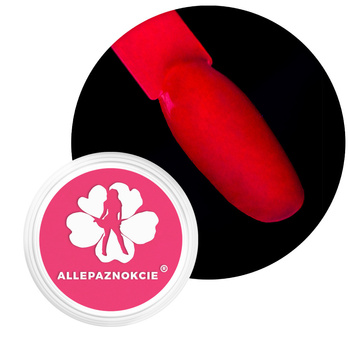 Pigment neonowy do paznokci w proszku słoiczek neon uv pigment 0,6 g Nr 09