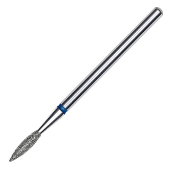 Frez diamentowy płomyk ostry niebieski Staleks Expert 2,1/8mm