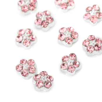 Ozdoby do paznokci kwiatki 3D Molly Nails K1123 10 szt