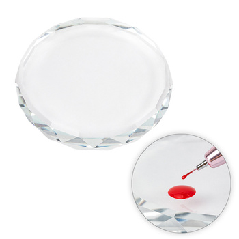 Podkładka paleta kryształowa do mieszania lakierów i zdjęć Molly Nails