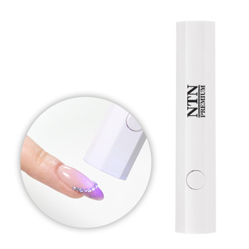 Lampa do paznokci LED 3W NTN Premium do lakierów hybrydowych i żeli 8806 biała
