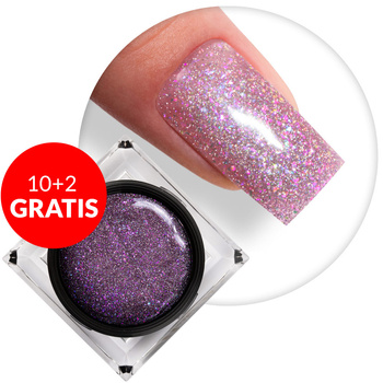 10+2gratis Żel do paznokci Shine on you Fairy Shine MollyLac HEMA/Di-HEMA Free 50g